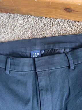 GAP Black Straight-Leg Dress Pants